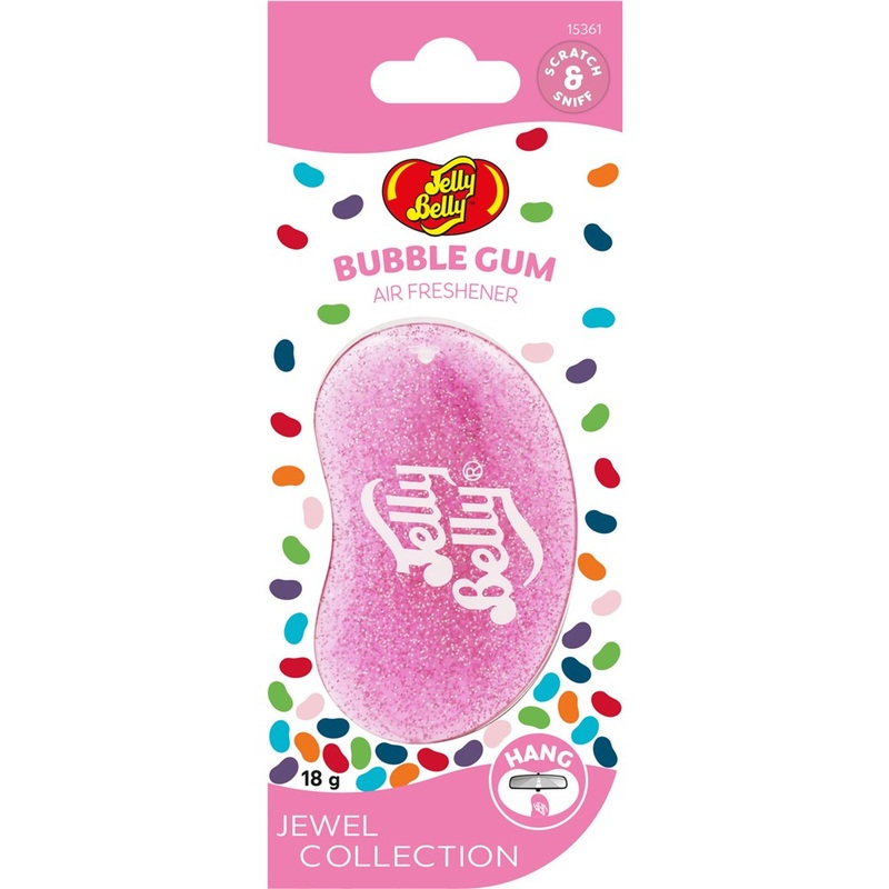 Jelly Belly 3D Jewel Hanging Air Freshener – Bubblegum (Single) – E303515500