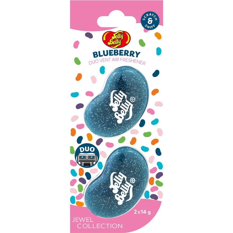 Jelly Belly Duo Vent Air Freshener – Blueberry Jewel (Pair) – E303519700