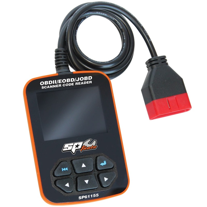 SP Tools CAN OBDII/EOBD/JOBD Scanner Code Reader – SP61155 (click & collect only)