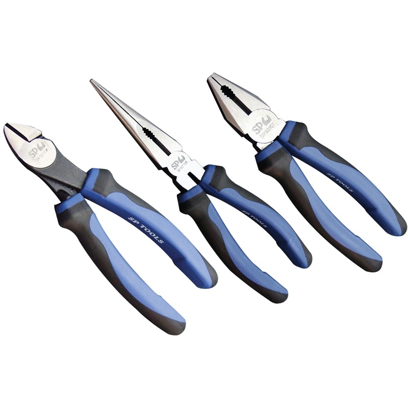 SP Tools Plier/Cutter Set – High Leverage – 3pc – SP32903 (click & collect only)