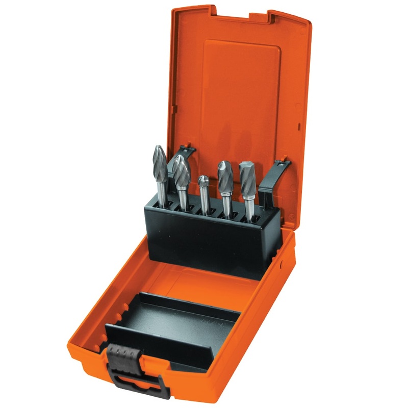 SP Tools Tungsten Carbide Burr Set – Aluminium – 5pc – SP31385 (click & collect only)