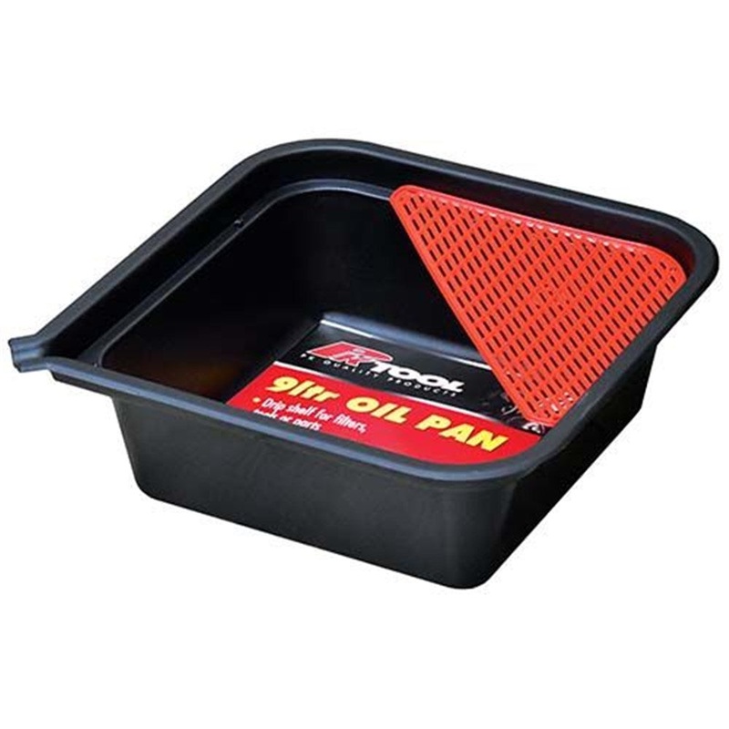 9 Litre Oil Drain Pan with Drip Tray – PKTool RG6130