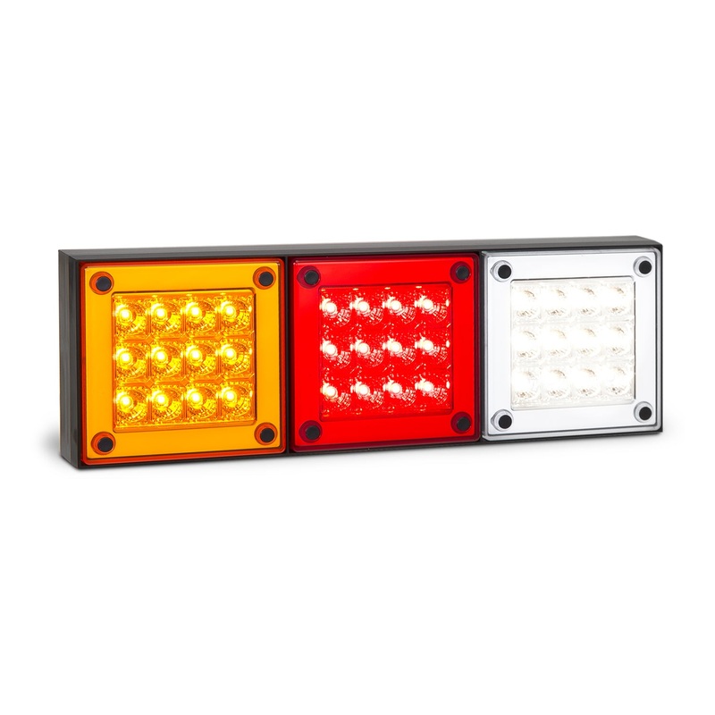 LED Autolamps 280ARWM Rear Combination LED Lamp Mini Jumbo – Stop/Tail/Indicator/Reverse