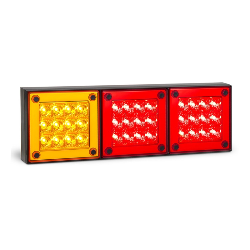 LED Autolamps 280ARRM Rear Combination LED Lamp Mini Jumbo – Stop/Tail/Indicator