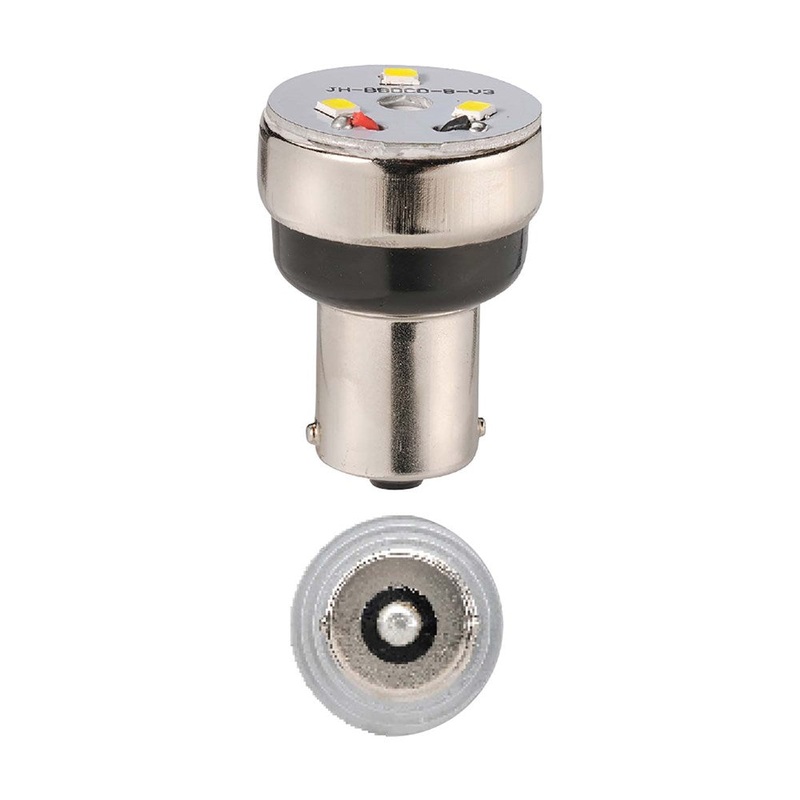 Narva 72574BL Reverse Alert’ Fixed Output Reversing Alarm With 12V BA15S LED Globe 87 Decibels