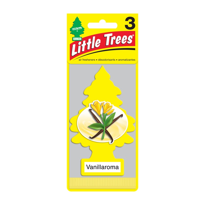 Little Trees Air Freshener – Vanillaroma, 3 Pack 32005