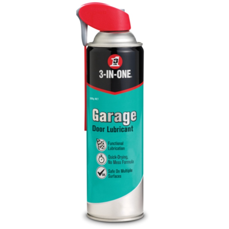 3-IN-ONE Garage Door Lubricant with Smart Straw, 300g – 11088 (Pickup Only)