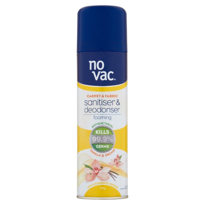 No Vac FoamingSanitiserandDeodoriser- Sheer Vanilla and Orchid -290g – 31156 (Pickup Only)