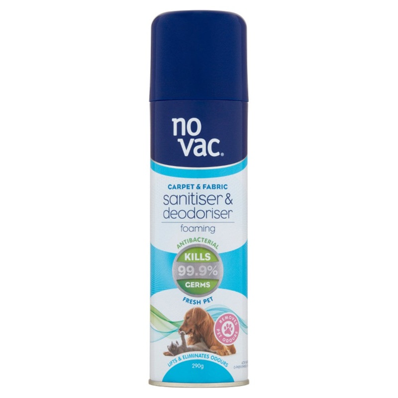 No Vac FoamingSanitiserandDeodoriser- Fresh Pet -290g – 31150 (Pickup Only)