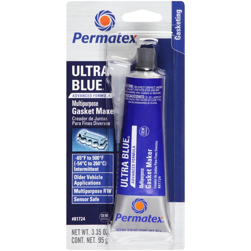 Permatex Ultra Blue Sensor Safe RTV Silicone Gasket Maker 95G – 81724
