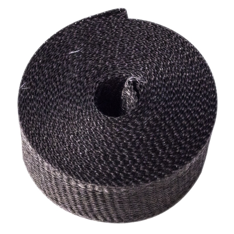 50mm Wide Heatshield Exhaust Wrap 7.5m Black – 322025B