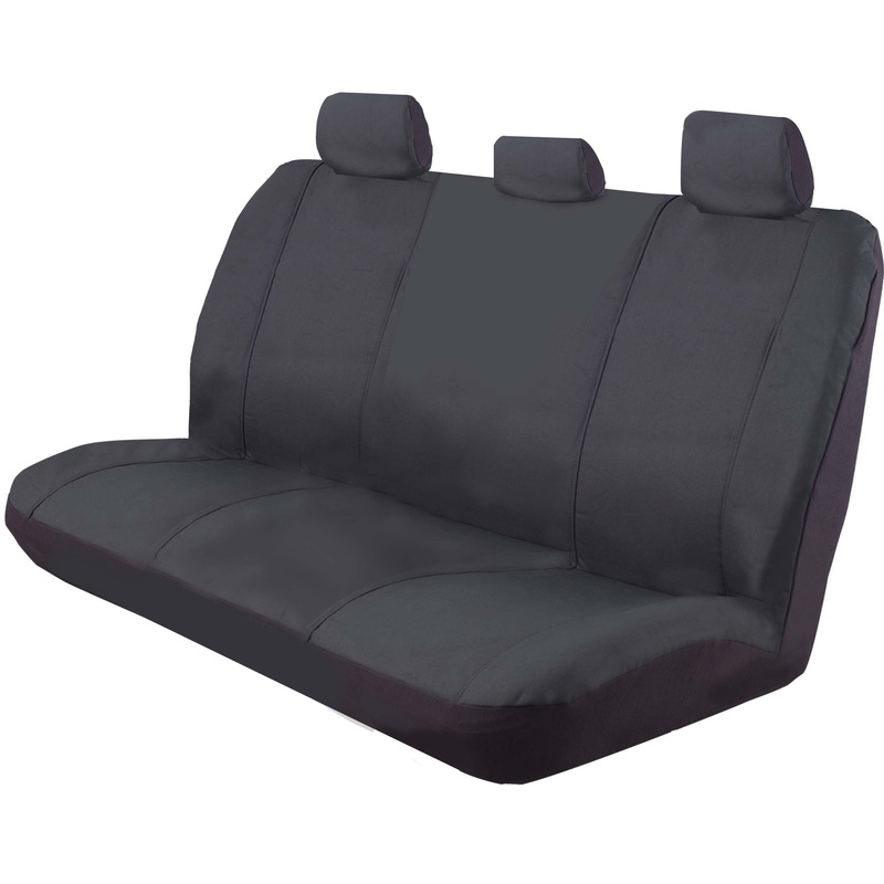 Ilana Car Seat Covers Outback Canvas Size 06H Universal Rear Charcoal – OUT06HCHA