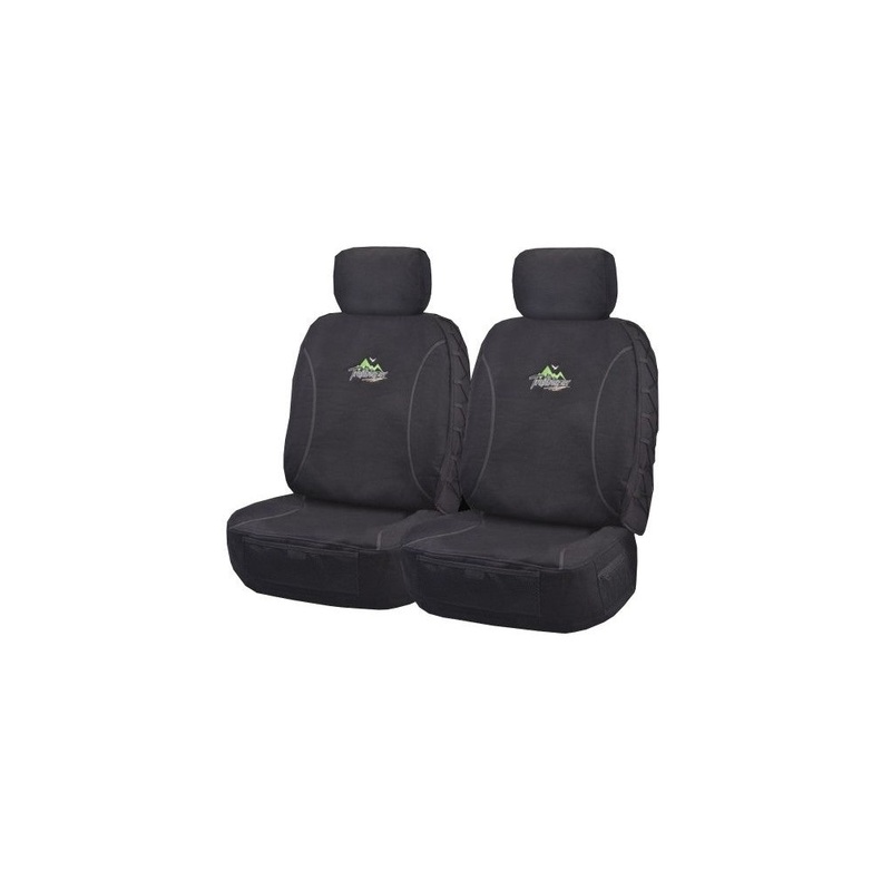 MyCar Trailblazer Universal 30/35 Front Canvas Seat Cover – Black – TRA3504