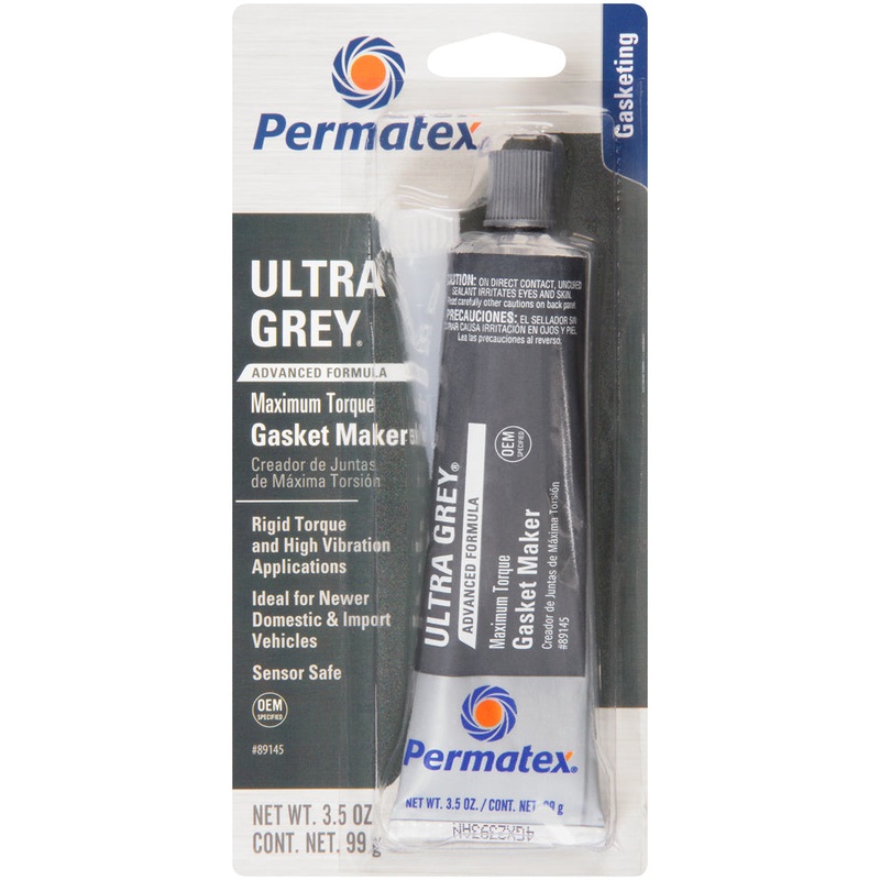 Permatex Ultra Grey High Torque RTV SIlicone Gasket Maker 99G – 89145