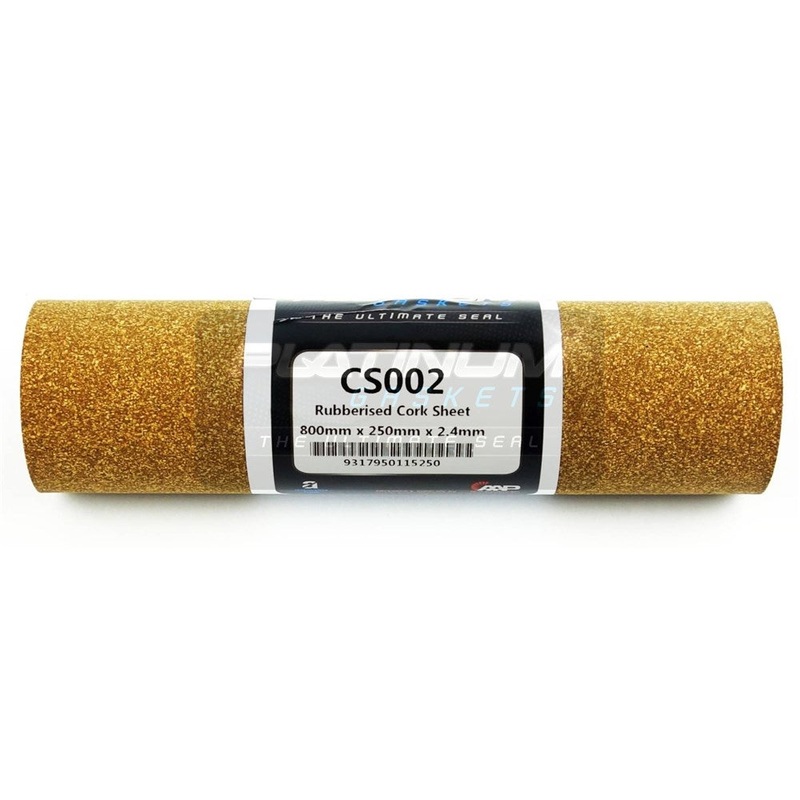 Platinum Rubberised Cork Sheet 800 X 250 X 2.4mm – CS002