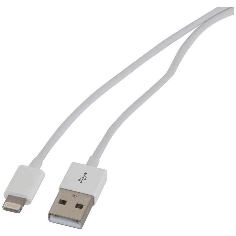 Powertech WC7731 1.0 Metre USB-A to Ligh tning MFi Charge and Sync Cable – White