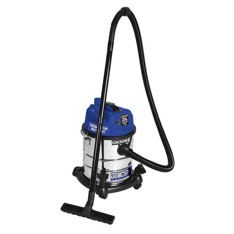 Kincrome 1250W 20 Litre Wet & Dry Garage Vacuum Cleaner – KP702
