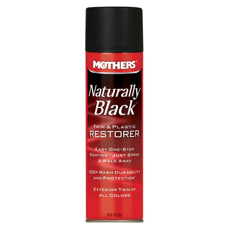 Mothers 656110 Naturally Black Trim & Plastic Restorer – 283g Aerosol (Pickup Only)