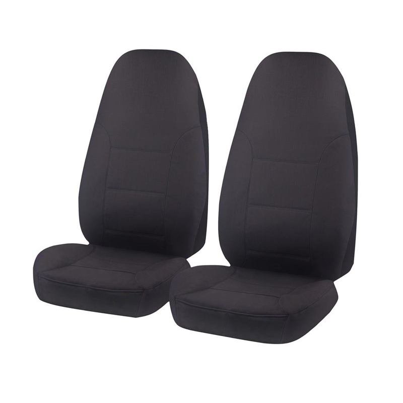 MyCar All Terrain Canvas Universal Size 60 Front Seat Covers – Charcoal – ALA2508