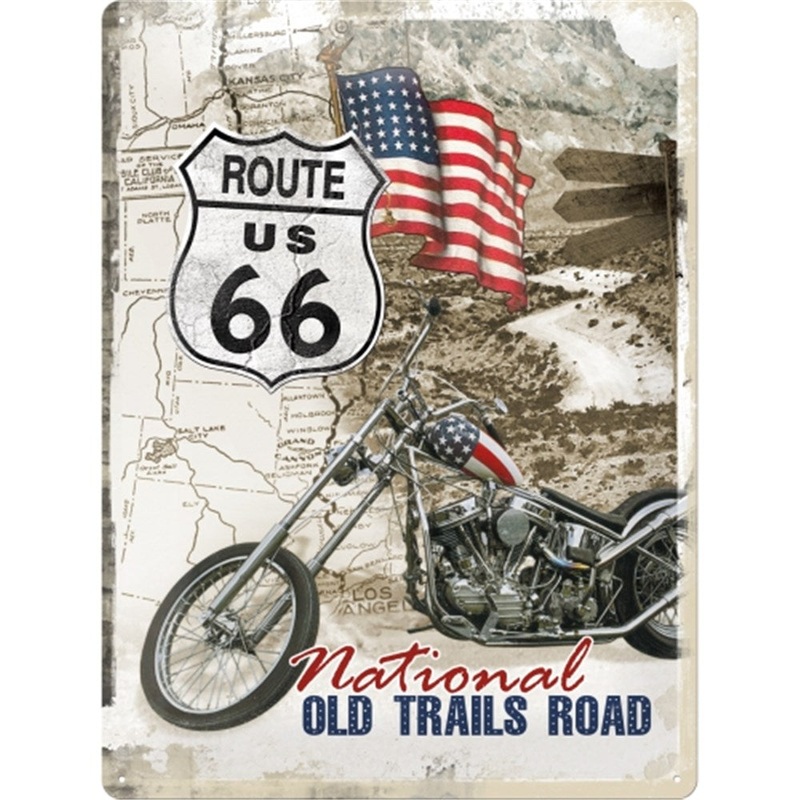 Nostalgic Art Route 66 Easy Rider Tin Sign – NA23136