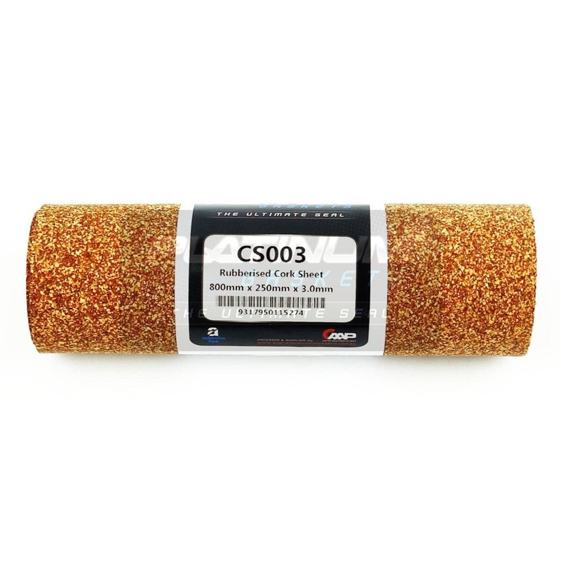 Platinum Rubberised Cork Sheet 800 X 250 X 3mm – CS003