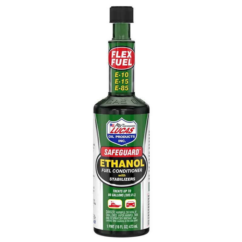 Lucas Safeguard Ethanol E10 E15 E85 Fuel Conditioner with Stabilisers – 16 Fl Oz (473mL) – 10576