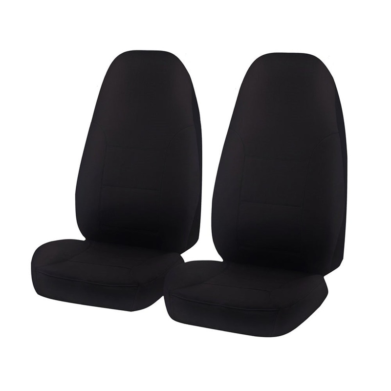 MyCar All Terrain Canvas Universal Size 60/25 Seat Covers – Black – ALA2504
