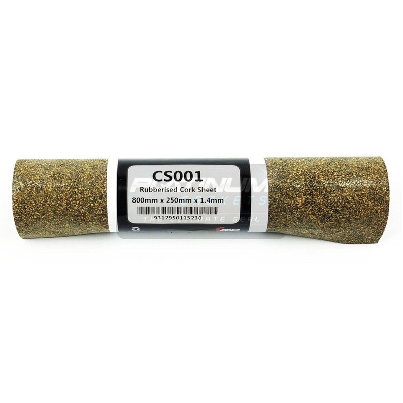 Platinum Rubberised Cork Sheet 800 X 250 X 1.4mm – CS001