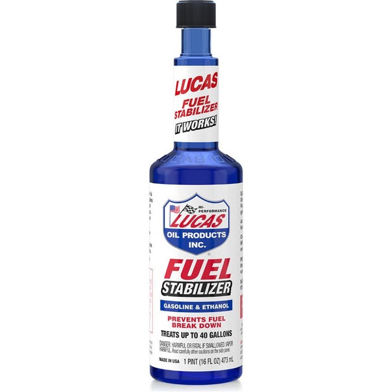 Lucas Petrol and Ethanol Fuel Stabiliser – 16 Fl Oz (473mL) – 10302