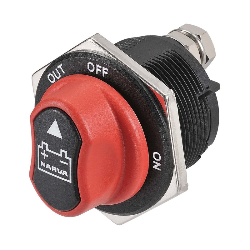 Narva 61043BL 200 Amp ‘Rotary’ Battery Master Switch With RemovaBLe Keyed Knob –