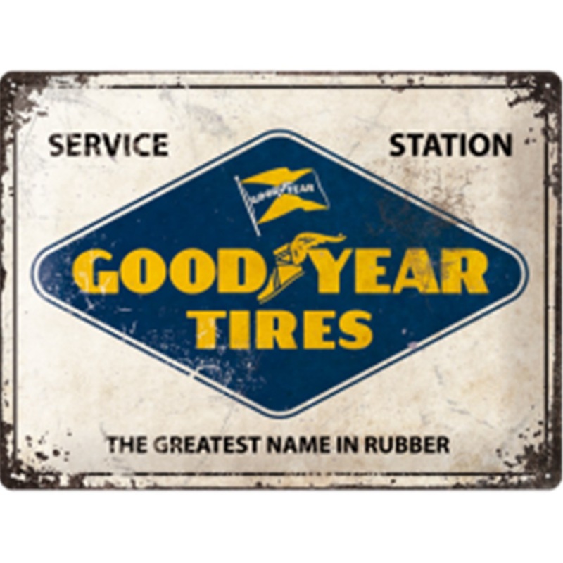 Nostalgic Art 30 x 40cm Metal Sign Goodyear Tyres – 5123241