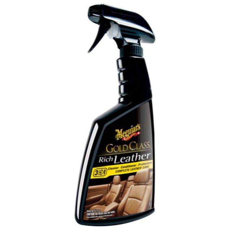 Meguiar’s G10916 Gold Class Rich Leather 3-In-1 Leather Treatment