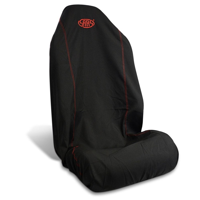 SAAS Large Throw-Over Seat Cover with Red Logo (each) – SC5010