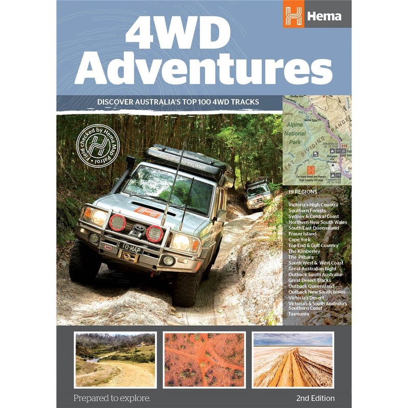 4WD Adventures Printed Book with HEMA Maps – 9781876413569
