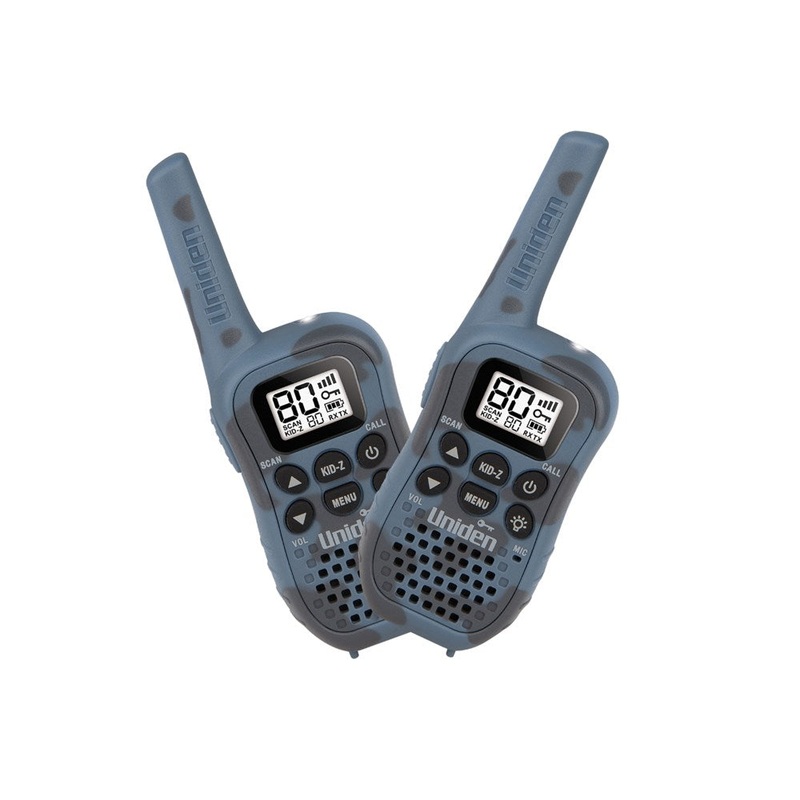 Uniden UH45CB-2 Blue Camouflage 80 Channel UHF Hand Held Radios – Twin Pack