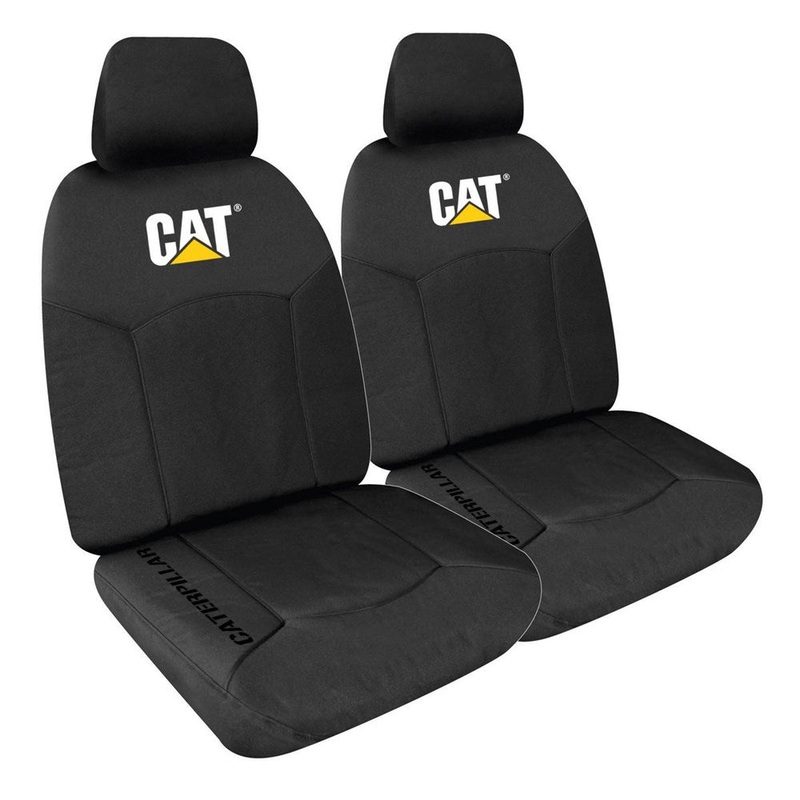CAT Icon Range Cotton / Poly Canvas Seat Covers Size 30 Black – CVCATBLK30