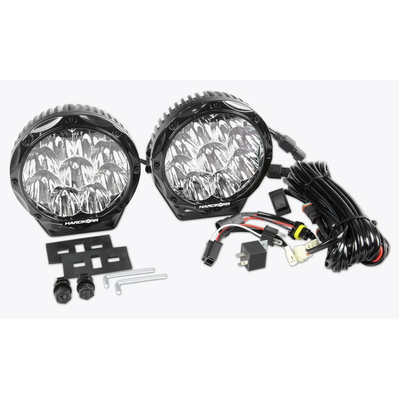 HardKorr Lifestyle HKLS700 Pair of 7 Inch LED Driving Lights with Harness Included