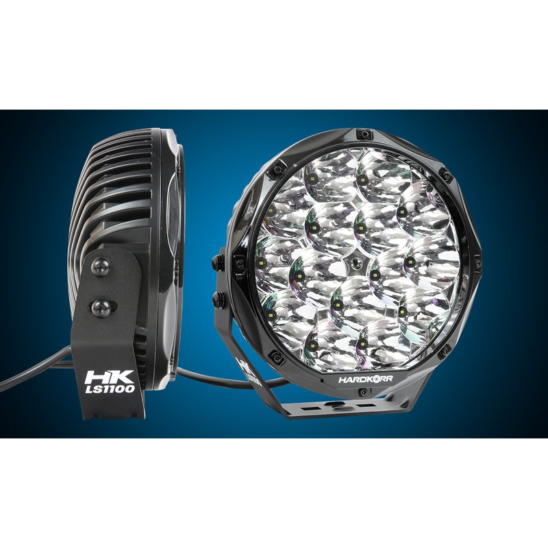 HardKorr Lifestyle Pair of 8.5 Inch LED Driving Lights with Harness – HKLS1100