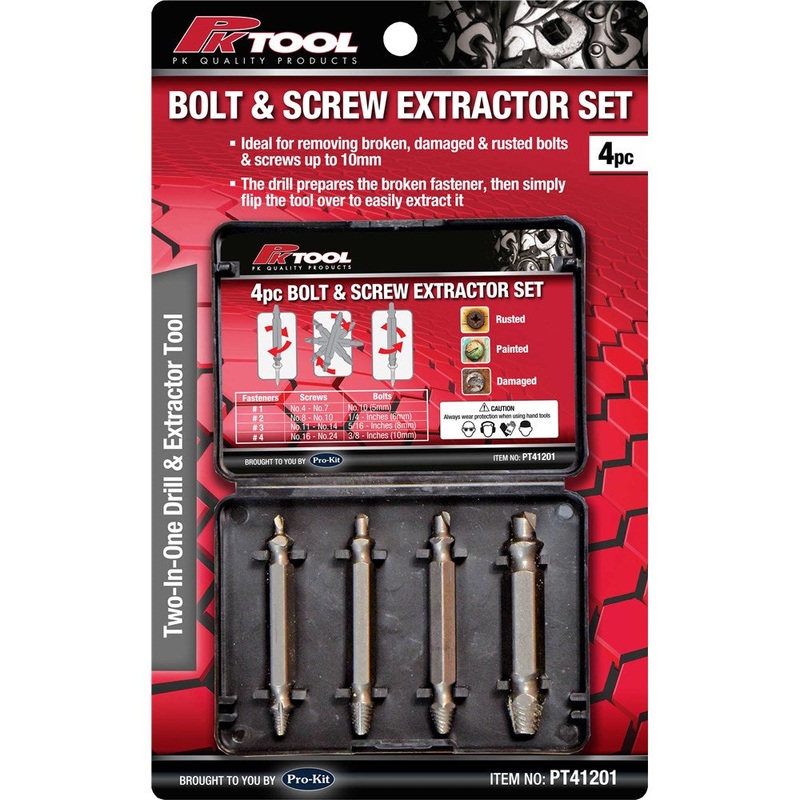 PKTool 4 Piece Hss Extractor Bits Set – PT41201