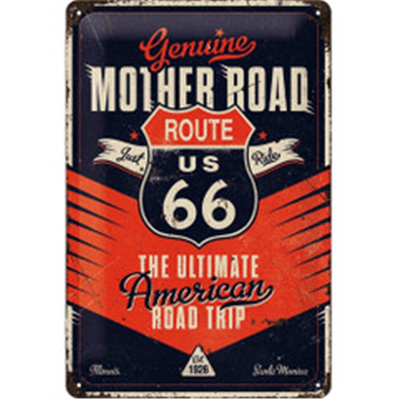Nostalgic Art 20 x 30cm Metal Sign Route 66 The Mother Road – 5122314