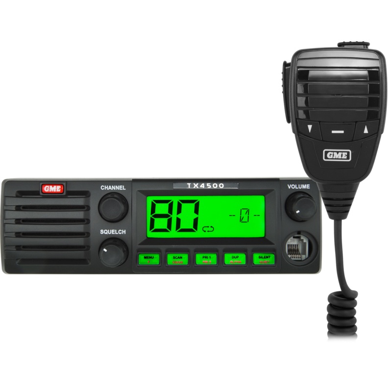 GME 5 Watt DIN Mount UHF CB Radio with ScanSuite, and bonus LED LENSER IW4R TX4500S-IW4R