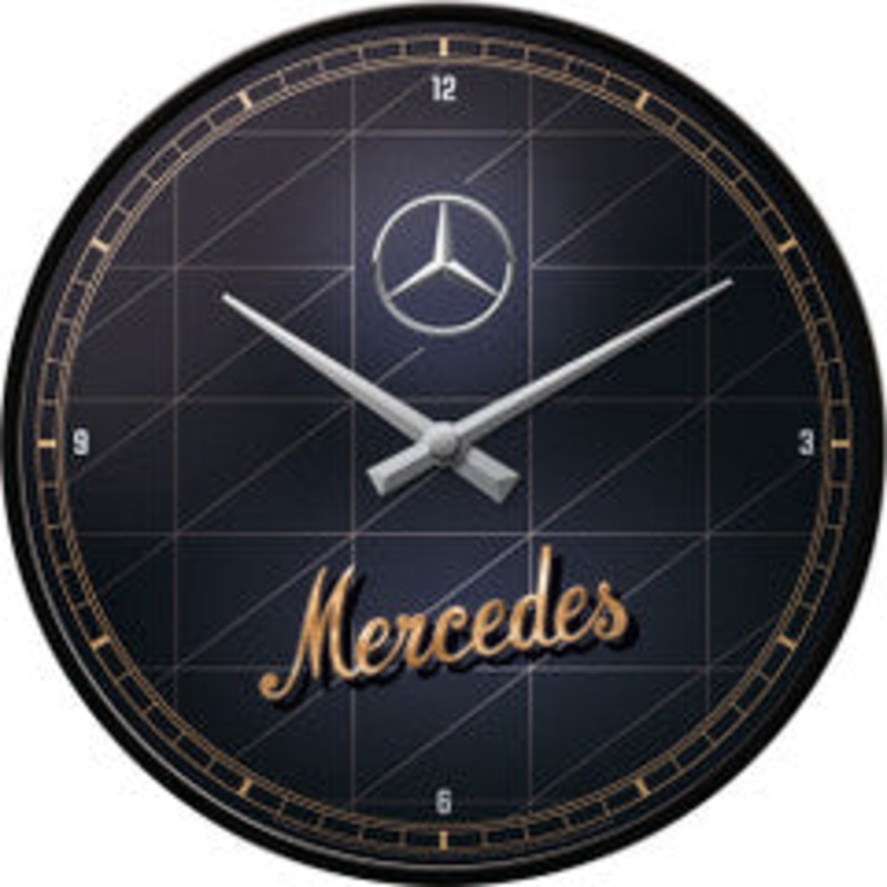 Nostalgic Art Wall Clock Mercedes Gold – 5151098