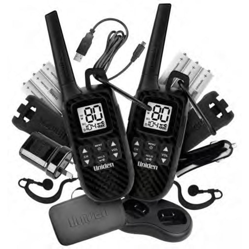 Uniden UH620-2DLX 2W UHF Radio Twin Pack