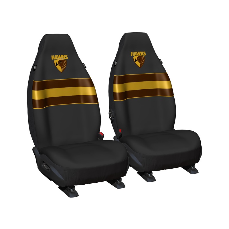 AFL Seat Cover Hawthorn Universal Size 60 Front Pair – PPAFLHAW6/2