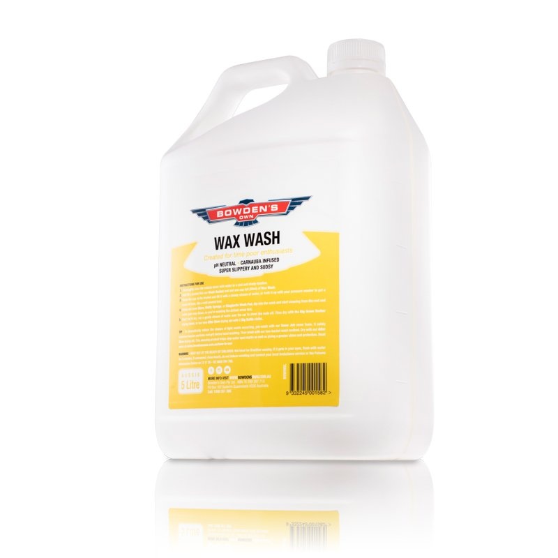 Bowden’s Own Wax Wash 5L – BOWW5L