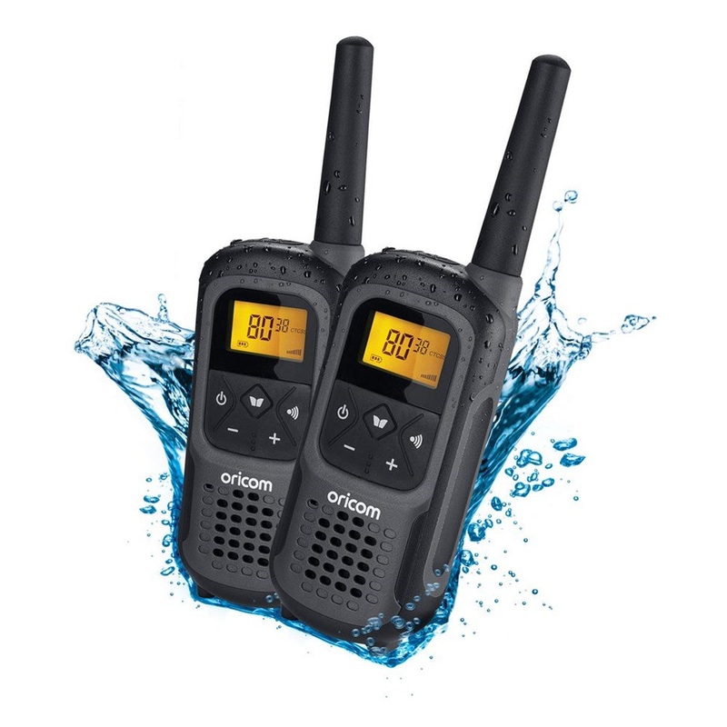 Oricom 2 Watt Waterproof Handheld UHF CB Radio Twin Pack – UHF2500-2GR