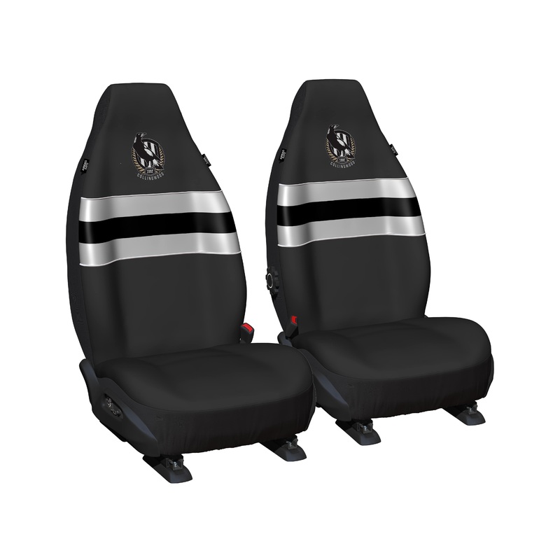 AFL Seat Cover Collingwood Universal Size 60 Front Pair – PPAFLCOL6/2