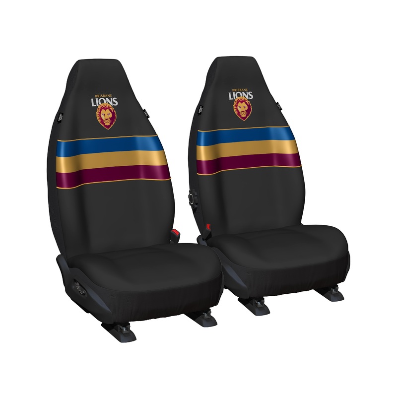 AFL Seat Cover Lions Universal Size 60 Front Pair – PPAFLLIO6/2