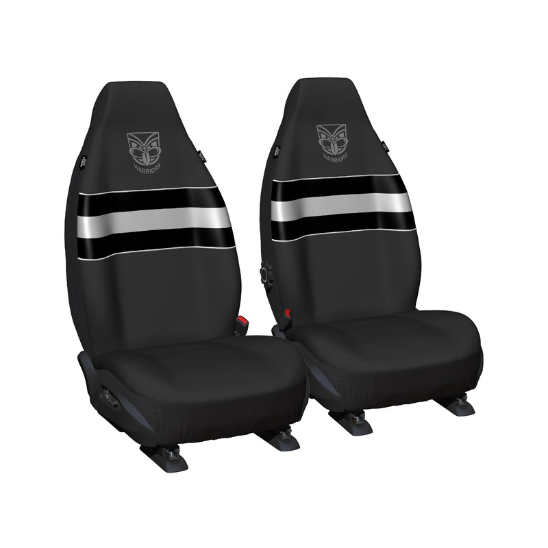 NRL Seat Cover Warriors Universal Size 60 Front Pair – PPNRLWAR6/2