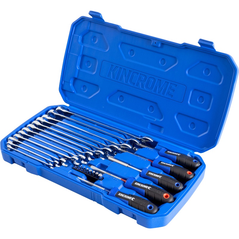 Kincrome 26 Piece Metric Combination Spanner and TorqueMaster Bit and Screwdriver Set – P2109